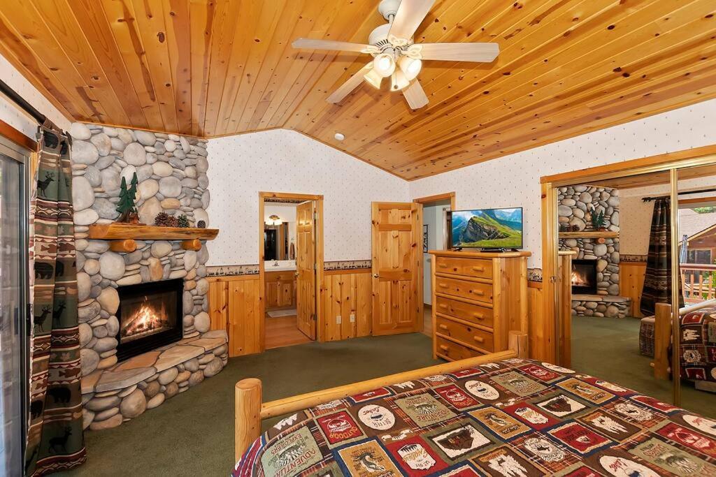 Teakwood - 3-Br Spa, Fire Pit, Quiet, Ac, Centrally Located Villa Big Bear Lake Kültér fotó