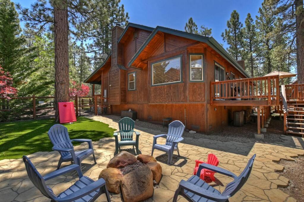 Teakwood - 3-Br Spa, Fire Pit, Quiet, Ac, Centrally Located Villa Big Bear Lake Kültér fotó