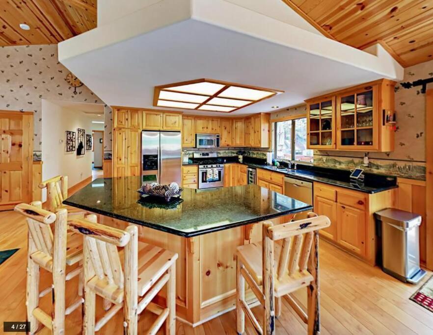 Teakwood - 3-Br Spa, Fire Pit, Quiet, Ac, Centrally Located Villa Big Bear Lake Kültér fotó