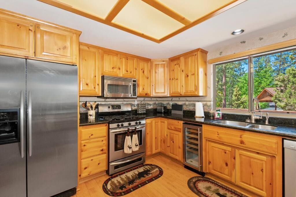Teakwood - 3-Br Spa, Fire Pit, Quiet, Ac, Centrally Located Villa Big Bear Lake Kültér fotó